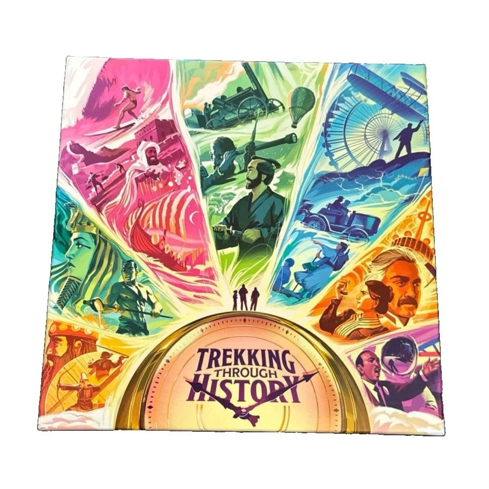 TREKKING THROUGH HISTORY + TIME WARPS Expansion Board Game 100% COMPLETE 2022